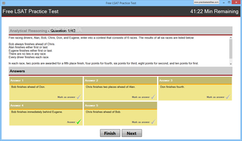 Free LSAT Practice Test screenshot 2