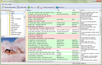 Free Lyrics Finder screenshot