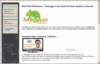 Free Mac POS System Imonggo Tutorial screenshot 2