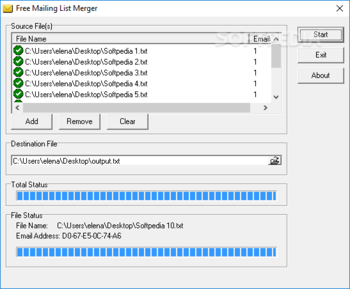 Free Mailing List Merger screenshot