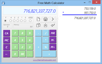 Free Math Calculator screenshot