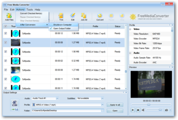 Free Media Converter screenshot 3