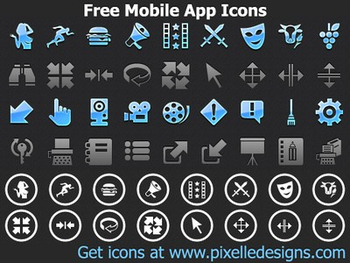 Free Mobile App Icons screenshot