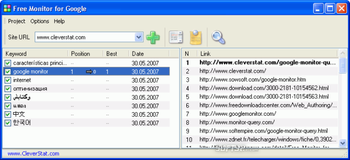 Free Monitor for Google screenshot 2