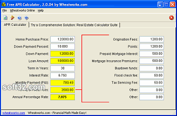 Free Mortgage APR Calculator screenshot 2