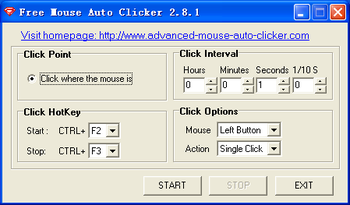 Free Mouse Auto Clicker screenshot