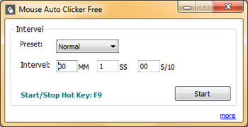 Free Mouse Clicker screenshot