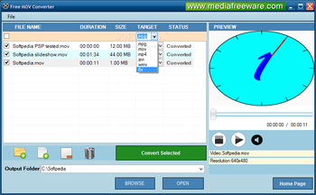 Free MOV Converter screenshot 2