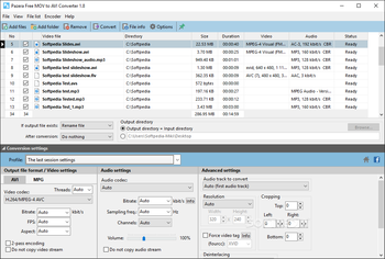 Free MOV to AVI Converter screenshot