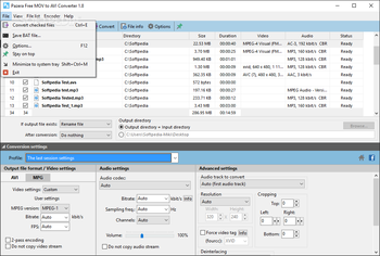 Free MOV to AVI Converter screenshot 3