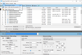 Free MOV to AVI Converter screenshot 4