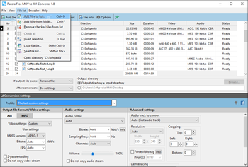 Free MOV to AVI Converter screenshot 5