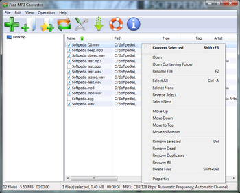 Free MP3 Converter screenshot