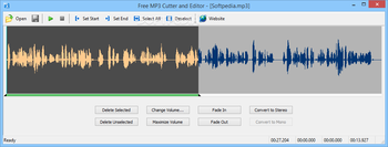 Free MP3 Cutter and Editor screenshot