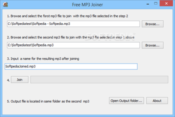 Free MP3 Joiner screenshot