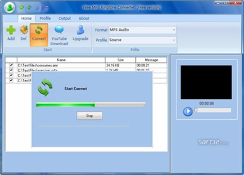 Free MP3 Ringtone Converter screenshot 3