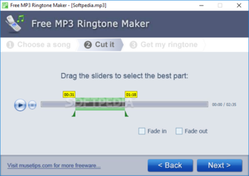 Free MP3 Ringtone Maker Portable screenshot 2