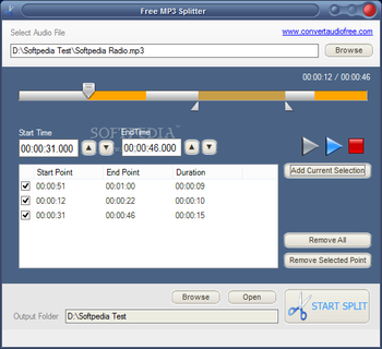 Free MP3 Splitter screenshot