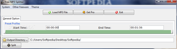 Free MP3 Splitter screenshot