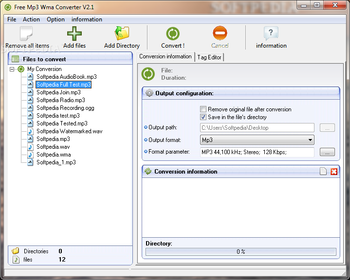 Free Mp3 Wma Converter screenshot