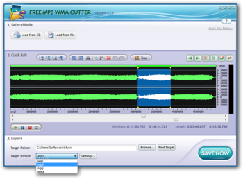 Free MP3 WMA Cutter screenshot 2