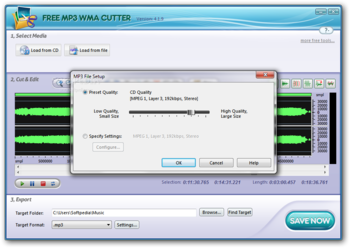 Free MP3 WMA Cutter screenshot 3