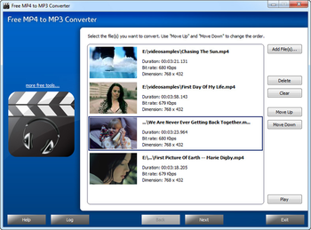 Free MP4 to MP3 Converter screenshot