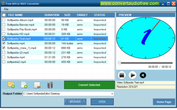 Free MP4 to WMV Converter screenshot