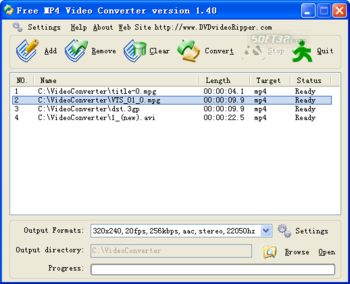 Free MP4 Video Converter screenshot 3