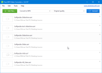 Free MP4 Video Converter screenshot