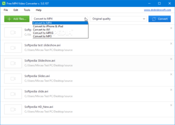 Free MP4 Video Converter screenshot 3