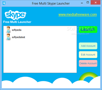 Free Multi Skype Launcher screenshot