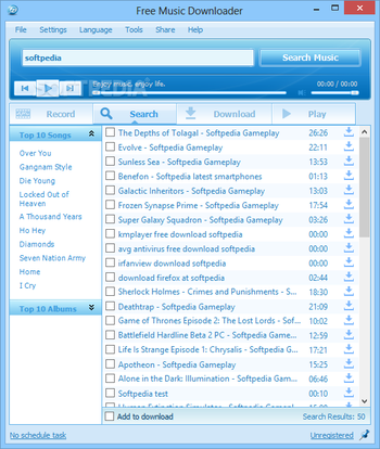 Free Music Downloader screenshot