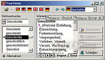 Free online Dictionary German PC screenshot 2