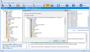 Free Outlook PST File Repair Tool screenshot