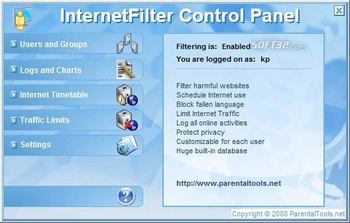 FREE Parental Internet Filter screenshot