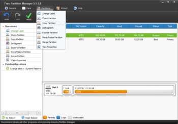 Free Partition Manager screenshot 4