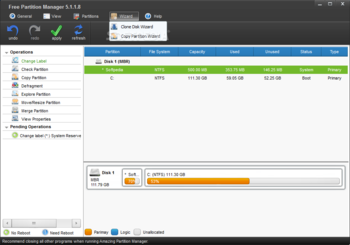 Free Partition Manager screenshot 5
