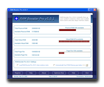 Free PC Memory Shield screenshot 2