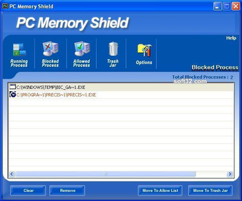 Free PC Memory Shield screenshot 3