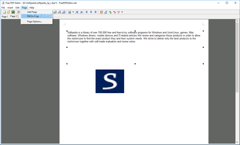 Free PDF Editor screenshot 4