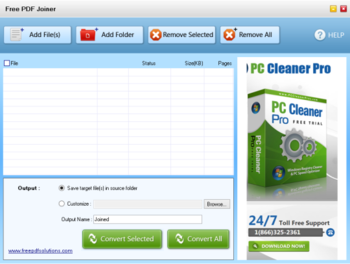 Free PDF Joiner screenshot