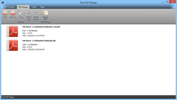 Free PDF Merger screenshot