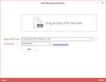 Free PDF Password Remover screenshot