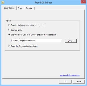Free PDF Printer screenshot
