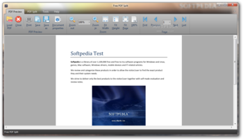 Free PDF Split screenshot