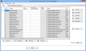 Free PDF Splitter Merger 4dots screenshot