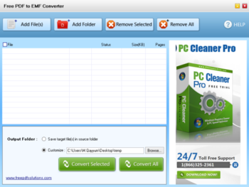 Free PDF to EMF Converter screenshot