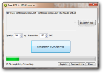 Free PDF to JPG Converter screenshot