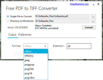 Free PDF to TIFF Converter screenshot 2